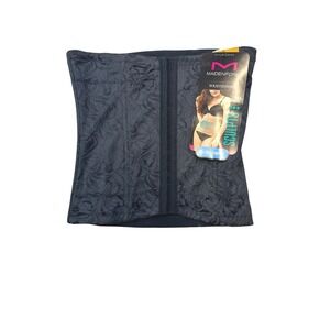 Maidenform Self Expressions Waist Nipper Black Floral Shapewear 6868 Small NWT